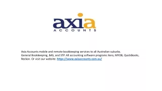 Accounting Auditing and Bookkeeping Sservices