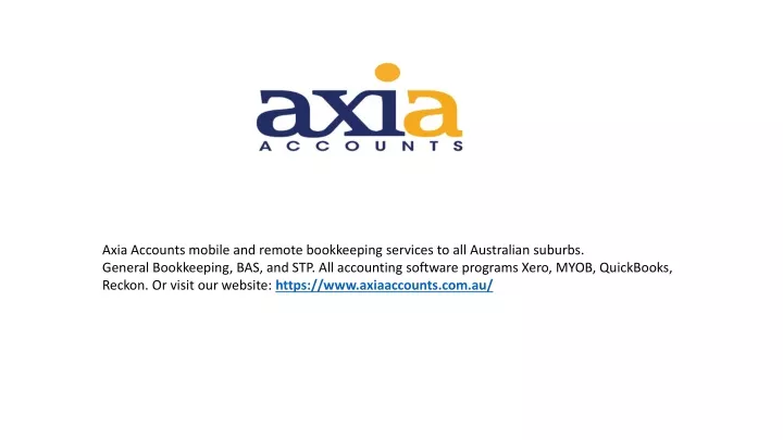 axia accounts mobile and remote bookkeeping