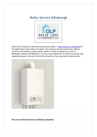 boiler service edinburgh