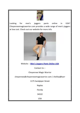 Men's Joggers Pants Online USA | Cheyenneemagicwarrior.com
