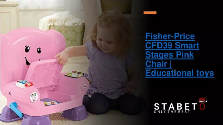 fisher price cfd39 smart stages pink chair educational toys