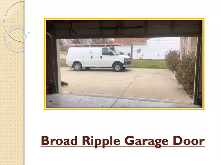 Broad Ripple Garage Door