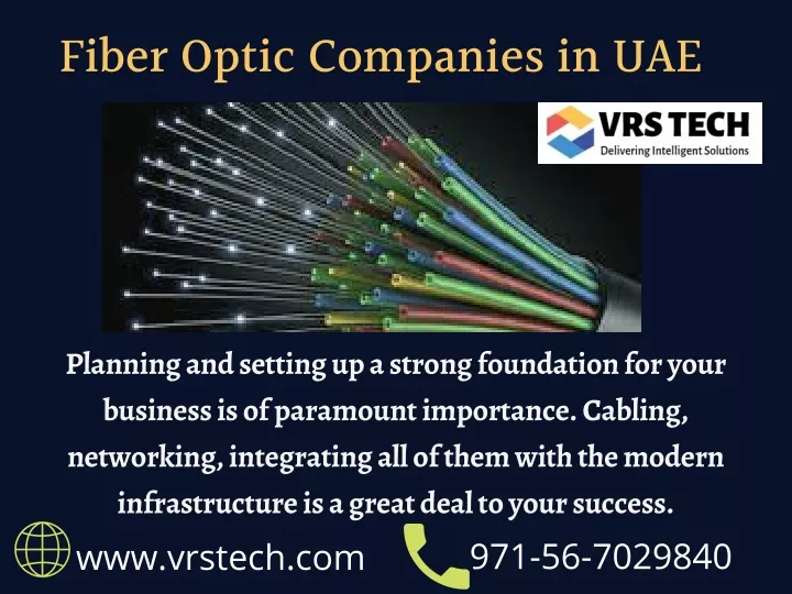 fiber optic companies in uae