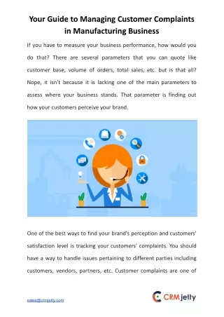 your guide to managing customer complaints