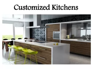 customized kitchens