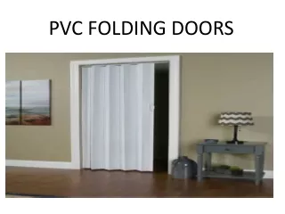 pvc folding doors