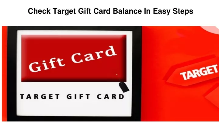 check target gift card balance in easy steps