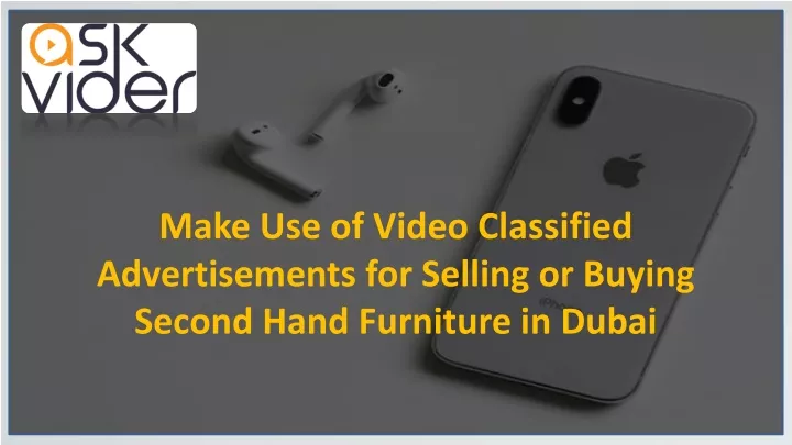 make use of video classified advertisements