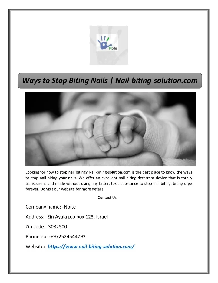 ways to stop biting nails nail biting solution com