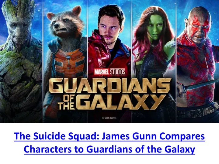the suicide squad james gunn compares characters