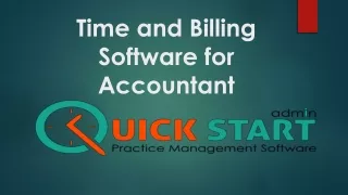 time and billing software for accountant