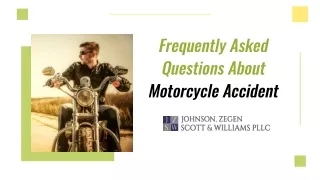 Frequently Asked Questions About Motorcycle Accident