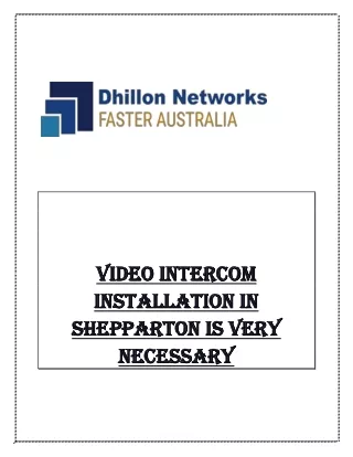 video intercom video intercom installation