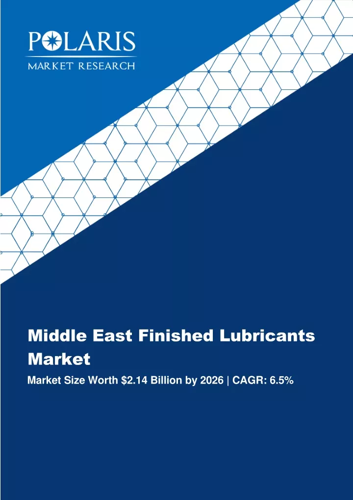 middle east finished lubricants market market