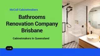 Bathroom Renovation Specialist Ipswich