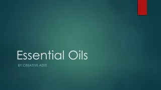 essential oils