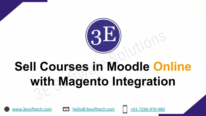 sell courses in moodle online with magento