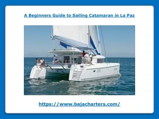 A Beginners Guide to Sailing Catamaran in La Paz