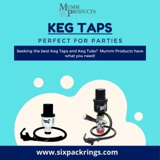 keg taps perfect for parties