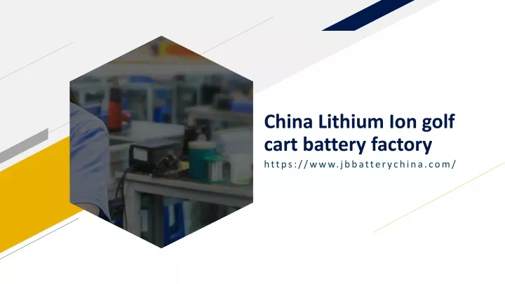 china lithium ion golf cart battery factory