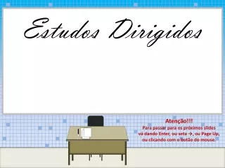 estudos dirigidos