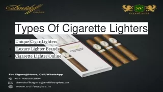 types of cigarette lighters