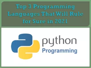 Top 3 Programming Languages That Will Rule for Sure in 2021