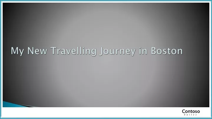 my new travelling journey in boston