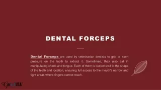 Dental Forceps