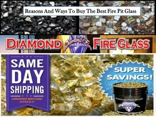Reasons And Ways To Buy The Best Fire Pit Glass