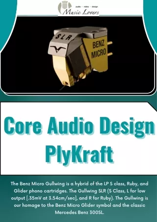 Core Audio Designs PlyKraft For Sale | SLR Design Features