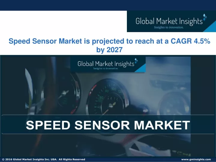 speed sensor market is projected to reach