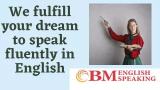 Learn to speak fluent English