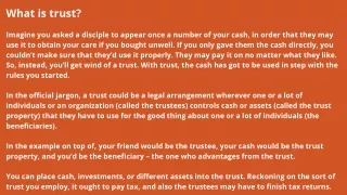 How does one start a private trust in UK
