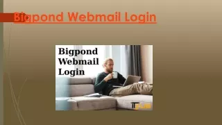 Bigpond Webmail Login