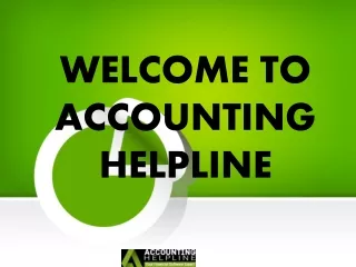 welcome to accounting helpline