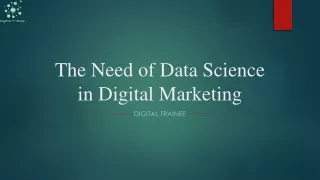 the need of data science in digital marketing