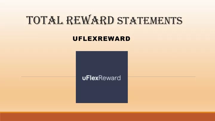 total reward statements