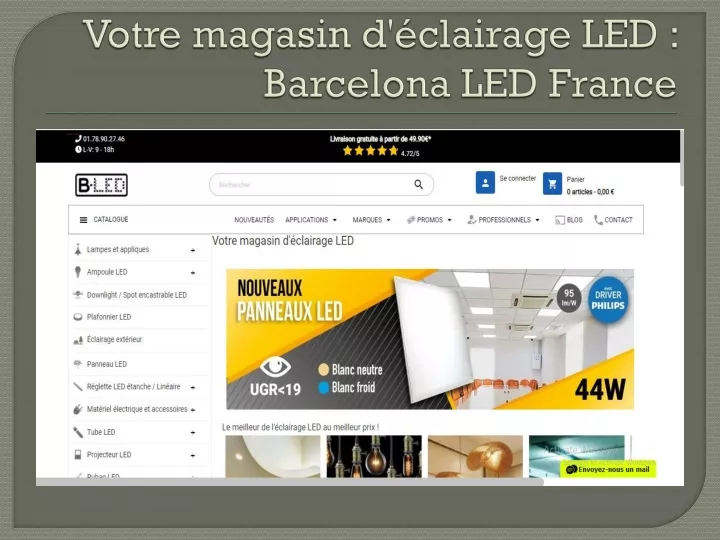 votre magasin d clairage led barcelona led france