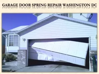 Garage Door Spring Repair Washington DC
