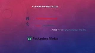 custom pre roll boxes