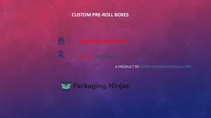 custom pre roll boxes