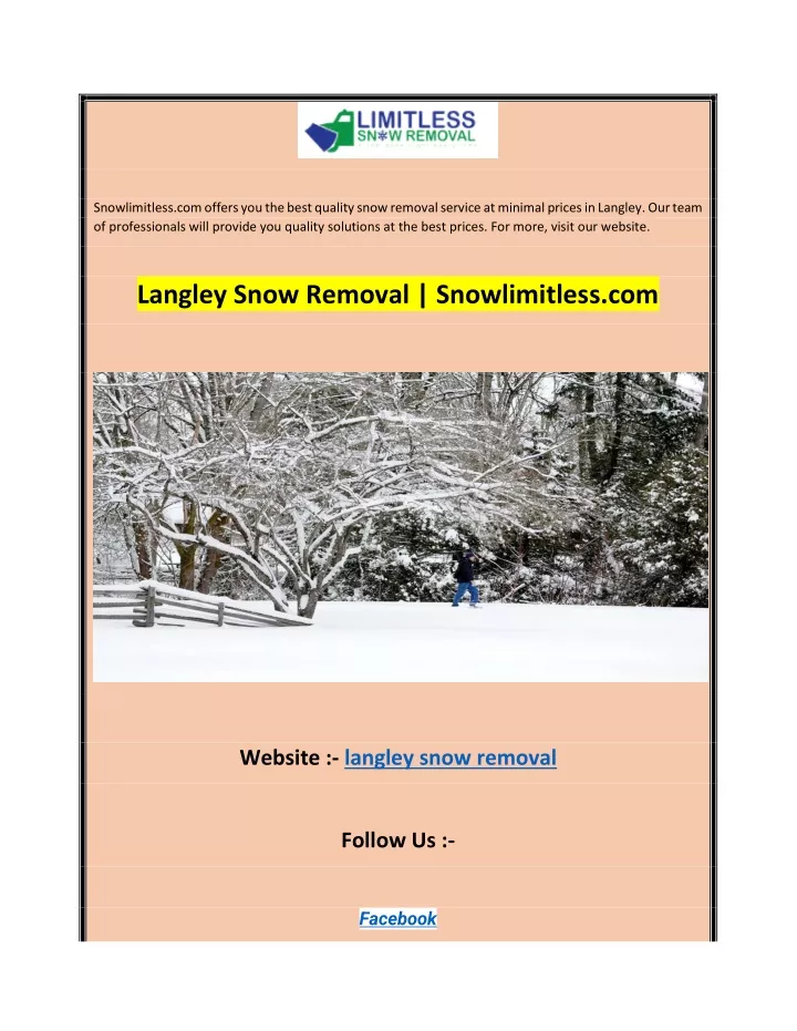 snowlimitless com offers you the best quality