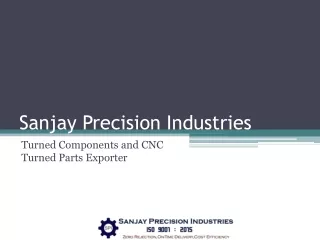 Sanjay Precision Industries - Turned Components and CNC Turned Parts Exporter