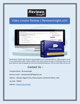 video creator review reviewsinsight com