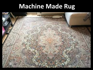 machine made rug