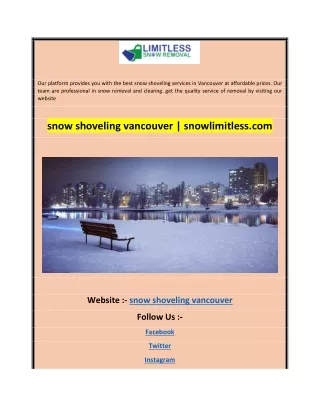 our platform provides you with the best snow