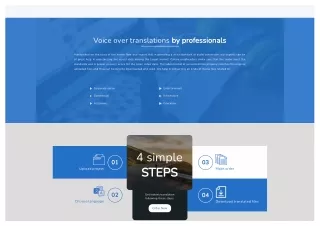 voice over translations by professionals