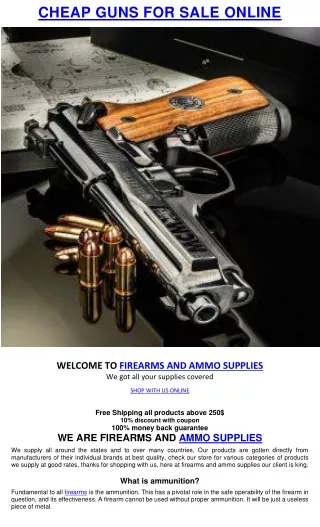 cheap guns for sale online