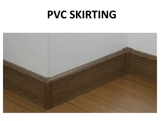 pvc skirting